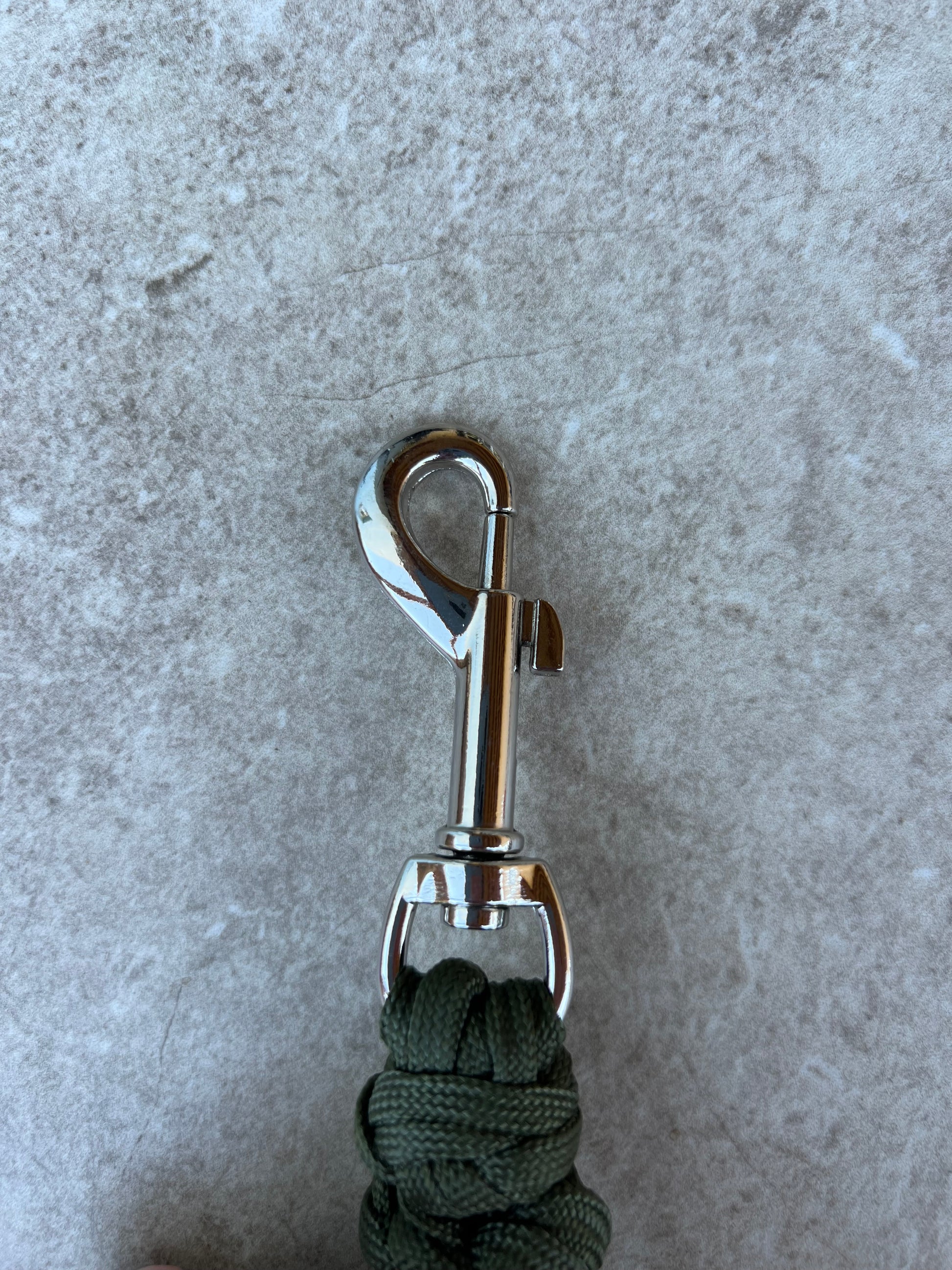 Paracord Dog Leash - Olive